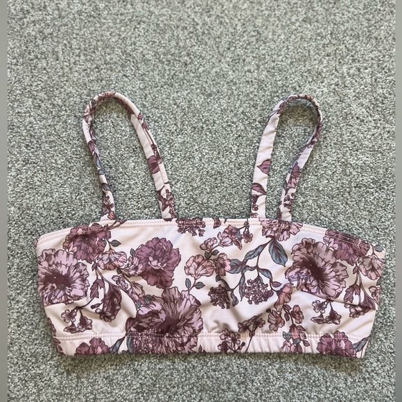 ONZIE Floral Square-Neck Sports Bra - Picture 1 of 3